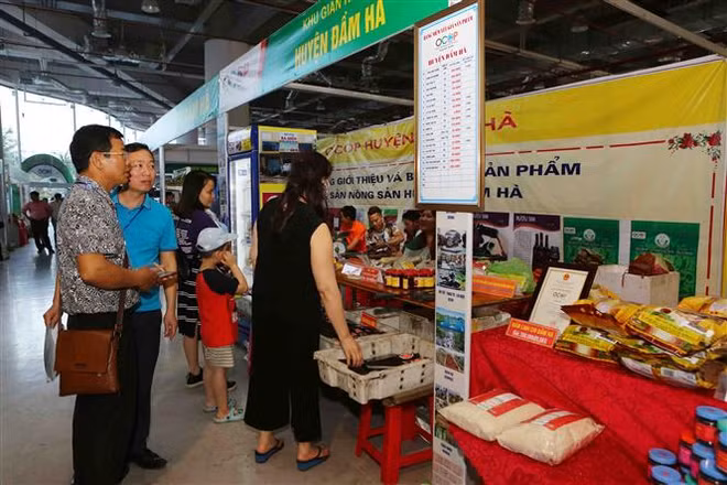 Quang Ninh: nutrida participación en feria “Cada comuna, cada producto” ảnh 2