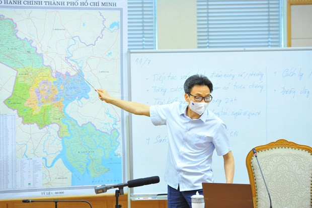 Ciudad Ho Chi Minh está en camino correcto en el control del COVID-19 ảnh 1 Ciudad Ho Chi Minh está en camino correcto en el control del COVID-19 ảnh 1