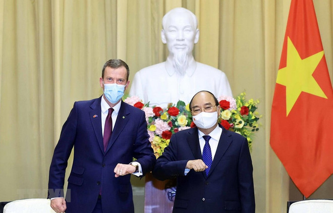 Presidente de Vietnam aboga por intensificar cooperación con Australia ảnh 1 Presidente de Vietnam aboga por intensificar cooperación con Australia ảnh 1