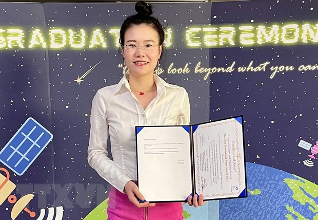 Investigadora vietnamita recibe premio internacional por estudio sobre salinidad ảnh 1 Investigadora vietnamita recibe premio internacional por estudio sobre salinidad ảnh 1