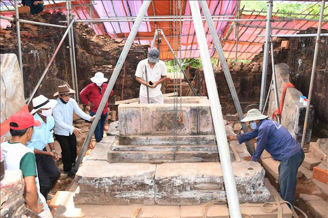 Aceleran la restauración de torres en santuario patrimonial vietnamita de My Son ảnh 2 Aceleran la restauración de torres en santuario patrimonial vietnamita de My Son ảnh 2