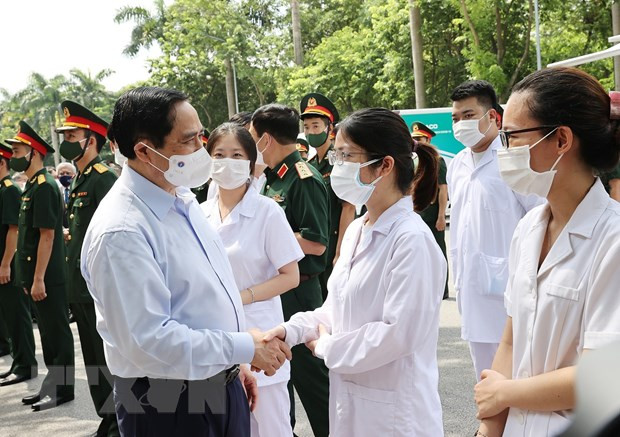 Vietnam lanza mayor campaña nacional de vacunación contra COVID-19 ảnh 2 Vietnam lanza mayor campaña nacional de vacunación contra COVID-19 ảnh 2