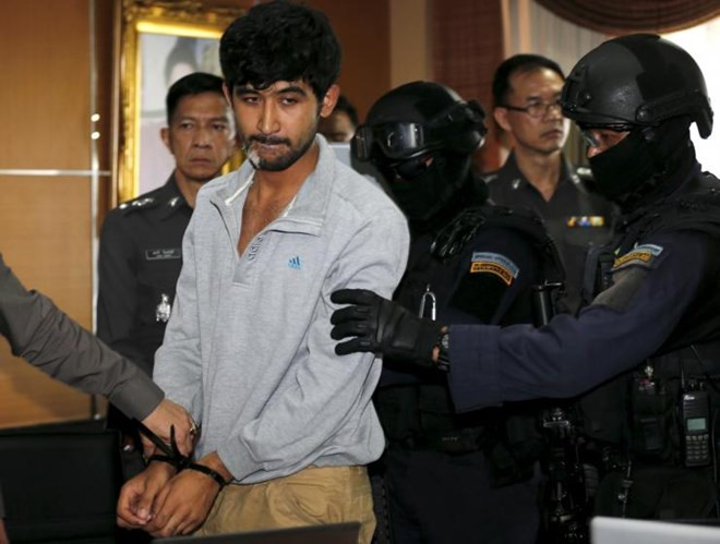 Sospechoso detenido admite implicación en atentado de Bangkok ảnh 1 Sospechoso detenido admite implicación en atentado de Bangkok ảnh 1