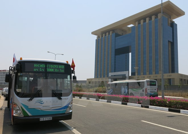 En servicios Binh Duong otras líneas de autobuses al estilo japonés ảnh 1