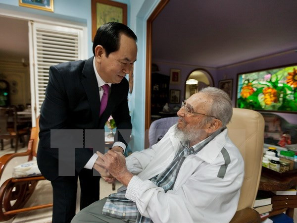 Presidente vietnamita confía en perspectivas de nexos con Cuba ảnh 1 Presidente vietnamita confía en perspectivas de nexos con Cuba ảnh 1