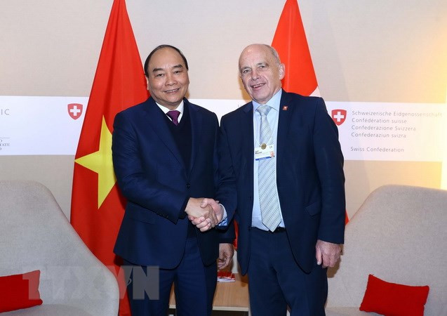 Concluye Premier de Vietnam agenda en Davos ảnh 1 Concluye Premier de Vietnam agenda en Davos ảnh 1