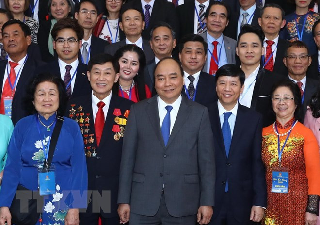 Recibe Premier a viet kieu en ocasión del Nuevo Año Lunar ảnh 1 Recibe Premier a viet kieu en ocasión del Nuevo Año Lunar ảnh 1