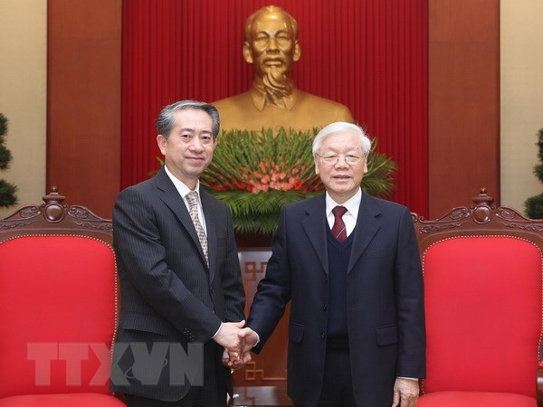 Presidente de Vietnam recibe a embajador chino ảnh 1 Presidente de Vietnam recibe a embajador chino ảnh 1