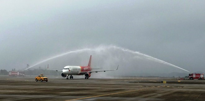 Aerolínea vietnamita Vietjet Air inaugura ruta doméstica Ciudad Ho Chi Minh - Van Don ảnh 1 Aerolínea vietnamita Vietjet Air inaugura ruta doméstica Ciudad Ho Chi Minh - Van Don ảnh 1