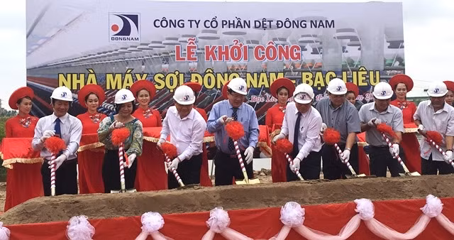 Inician construcción de primera fábrica de hilados en Sudoeste de Vietnam ảnh 1
