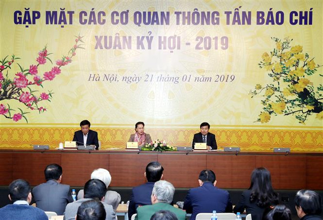Prensa debe ser foro abierto para el público, indica dirigente legislativa de Vietnam ảnh 1 Prensa debe ser foro abierto para el público, indica dirigente legislativa de Vietnam ảnh 1