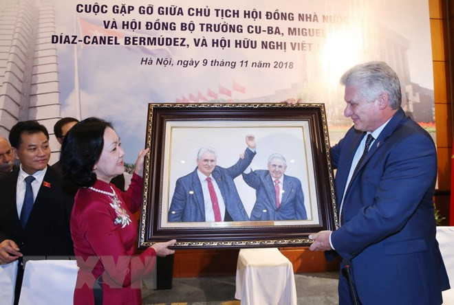 Presidente Díaz-Canel confía en durabilidad de solidaridad Vietnam-Cuba ảnh 1 Presidente Díaz-Canel confía en durabilidad de solidaridad Vietnam-Cuba ảnh 1