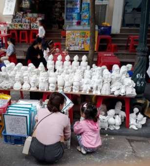 Colorear y divertirse, una opción para los niños de Hanoi ảnh 6