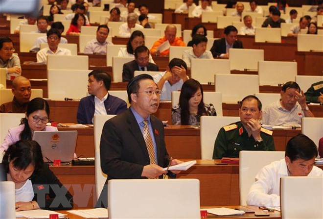 Parlamento de Vietnam debate proyectos de leyes de Educación Superior y Policía Popular ảnh 1 Parlamento de Vietnam debate proyectos de leyes de Educación Superior y Policía Popular ảnh 1