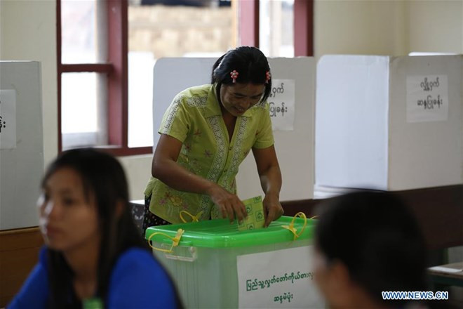 Myanmar celebra elecciones parlamentarias ảnh 1 Myanmar celebra elecciones parlamentarias ảnh 1