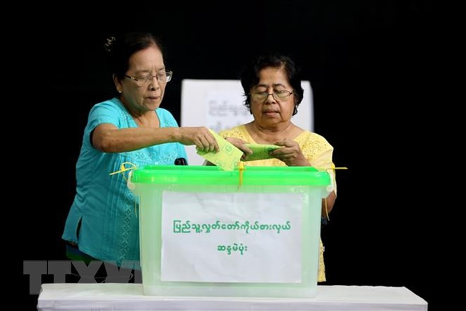 Partido gobernante de Myanmar gana elecciones parciales ảnh 1 Partido gobernante de Myanmar gana elecciones parciales ảnh 1