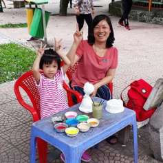 Colorear y divertirse, una opción para los niños de Hanoi ảnh 5