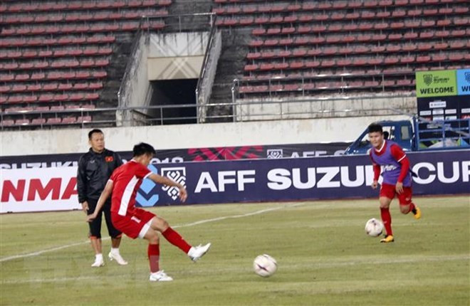 Vietnam listo para el primer partido contra Laos en Copa AFF Suzuki Cup ảnh 1 Vietnam listo para el primer partido contra Laos en Copa AFF Suzuki Cup ảnh 1
