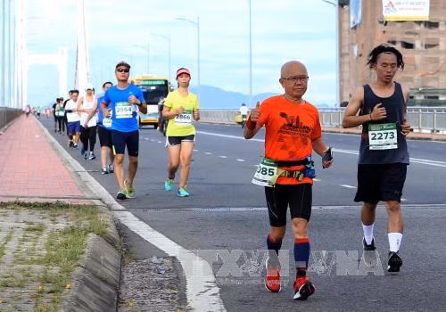 Cinco mil corredores participan en Maratón Internacional Da Nang 2017 ảnh 1