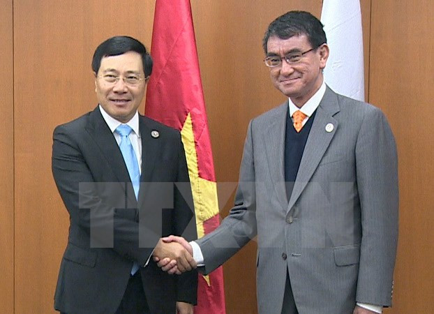Japón y Sudcorea reafirman apoyo a posición de Vietnam en asuntos de seguridad regional ảnh 1 Japón y Sudcorea reafirman apoyo a posición de Vietnam en asuntos de seguridad regional ảnh 1