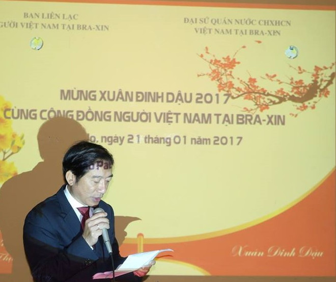 Celebran vietnamitas en Brasil fiestas del Nuevo Año Lunar ảnh 1 Celebran vietnamitas en Brasil fiestas del Nuevo Año Lunar ảnh 1