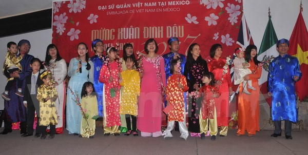 Comunidad vietnamita en México celebra Año Nuevo Lunar ảnh 1 Comunidad vietnamita en México celebra Año Nuevo Lunar ảnh 1