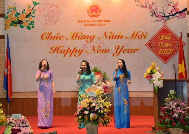 Festejan vietnamitas en Camboya el Año Nuevo Lunar ảnh 1 Festejan vietnamitas en Camboya el Año Nuevo Lunar ảnh 1
