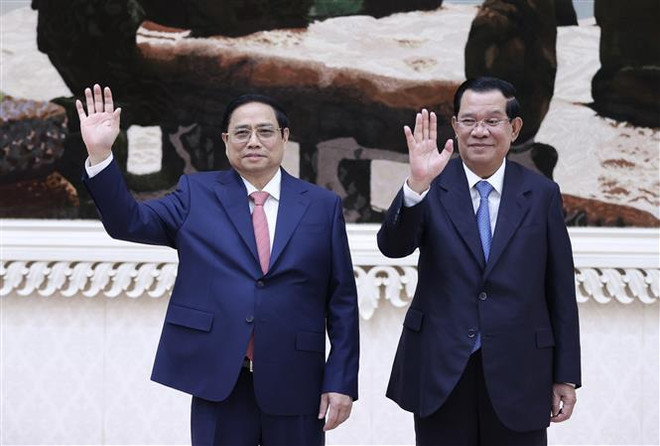 Vietnam y Camboya ratifican voluntad de promover relaciones ảnh 1 Vietnam y Camboya ratifican voluntad de promover relaciones ảnh 1