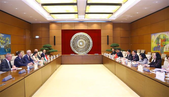 Parlamentos de Vietnam y Hungría impulsan cooperación e intercambio de experiencias ảnh 2 Parlamentos de Vietnam y Hungría impulsan cooperación e intercambio de experiencias ảnh 2