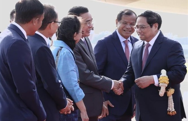 Premier vietnamita inicia visita oficial a Camboya ảnh 3