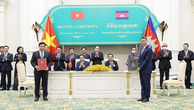 Vietnam y Camboya ratifican voluntad de consolidar nexos bilaterales ảnh 3 Vietnam y Camboya ratifican voluntad de consolidar nexos bilaterales ảnh 3