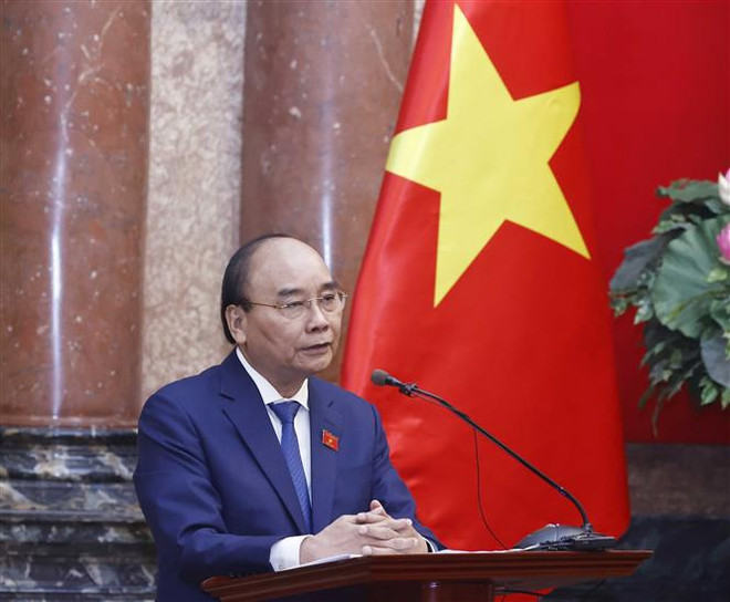 Presidente vietnamita resalta aportes de empresarios jóvenes destacados ảnh 3 Presidente vietnamita resalta aportes de empresarios jóvenes destacados ảnh 3