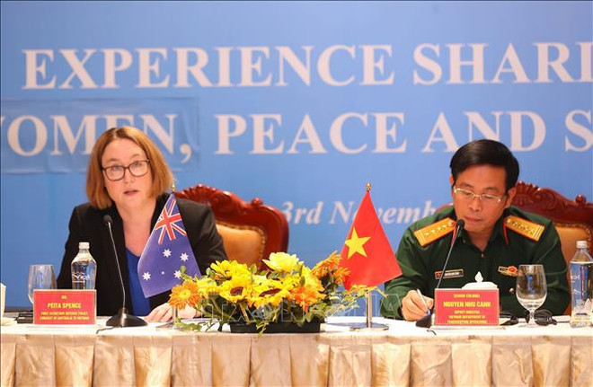 Vietnam y Australia por promover participación de mujeres en mantenimiento de paz ảnh 1 Vietnam y Australia por promover participación de mujeres en mantenimiento de paz ảnh 1
