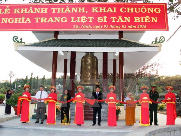 Inauguran obra conmemorativa a combatientes caídos en Cambodia ảnh 1 Inauguran obra conmemorativa a combatientes caídos en Cambodia ảnh 1