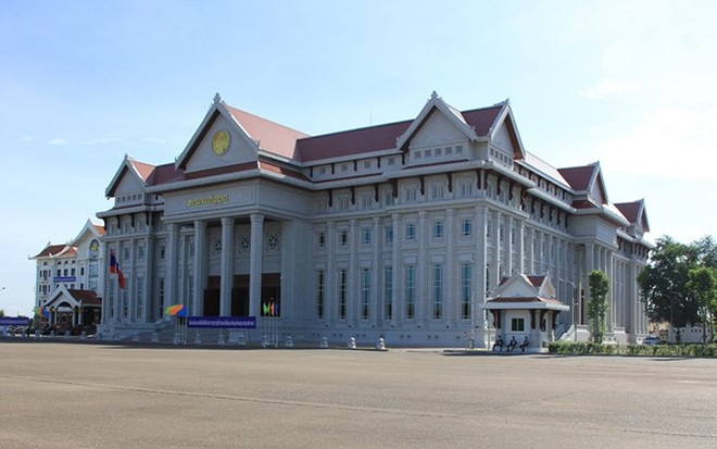 Nueva sede del Parlamento de Laos: obsequio especial de Vietnam ảnh 1 Nueva sede del Parlamento de Laos: obsequio especial de Vietnam ảnh 1