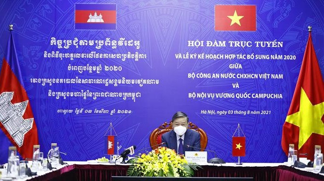Promueven Vietnam y Camboya cooperación en lucha contra la delincuencia ảnh 1