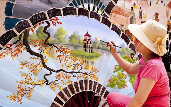 Concluye concurso para resaltar belleza de mujer vietnamita en trabajo artesanal ảnh 1 Concluye concurso para resaltar belleza de mujer vietnamita en trabajo artesanal ảnh 1