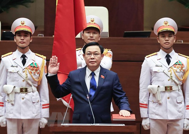 Presidente de Asamblea Nacional de Camboya felicita a titular del Parlamento vietnamita ảnh 1 Presidente de Asamblea Nacional de Camboya felicita a titular del Parlamento vietnamita ảnh 1