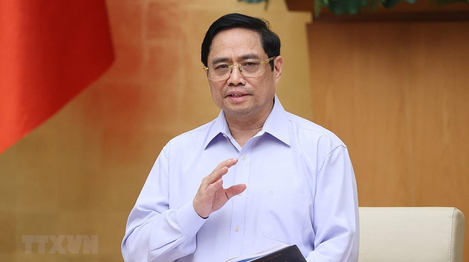 Primer Ministro vietnamita alaba esfuerzos en la vanguardia de la lucha contra el COVID-19 ảnh 2 Primer Ministro vietnamita alaba esfuerzos en la vanguardia de la lucha contra el COVID-19 ảnh 2