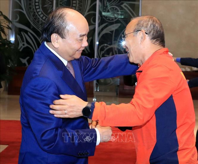 Presidente de Vietnam envía mensaje de aliento a la selección nacional de fútbol ảnh 1 Presidente de Vietnam envía mensaje de aliento a la selección nacional de fútbol ảnh 1