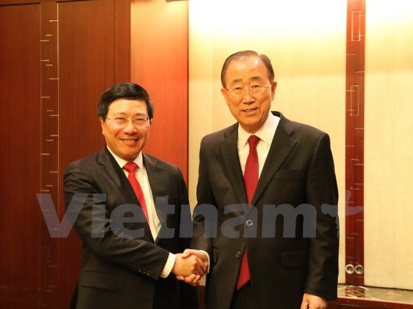 Vicepremier y canciller de Vietnam efectúa visita oficial a Sudcorea ảnh 1