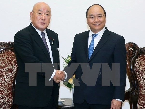 Primer ministro de Vietnam recibe a asesor de Shinzo Abe ảnh 1 Primer ministro de Vietnam recibe a asesor de Shinzo Abe ảnh 1