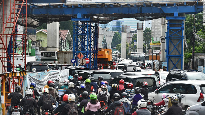 Yakarta por ampliar sistema inteligente de tránsito para encarar congestión de tránsito ảnh 1 Yakarta por ampliar sistema inteligente de tránsito para encarar congestión de tránsito ảnh 1