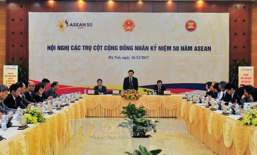 Efectúan en Vietnam conferencia de pilares de Comunidad de ASEAN ảnh 1