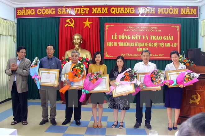 Clausuran concurso de escritura sobre historia de relación especial Vietnam-Laos ảnh 1