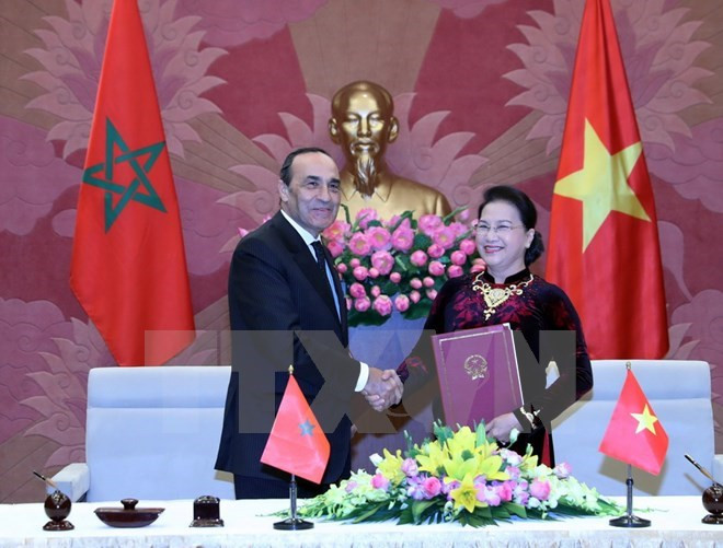 Concluye visita a Vietnam presidente de Cámara de Representantes de Marruecos ảnh 1 Concluye visita a Vietnam presidente de Cámara de Representantes de Marruecos ảnh 1