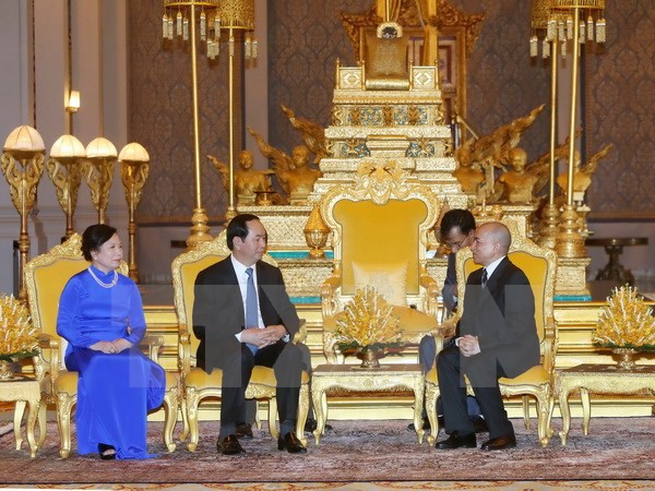 Destacan significado de visita de presidente vietnamita a Laos y Camboya ảnh 2 Destacan significado de visita de presidente vietnamita a Laos y Camboya ảnh 2
