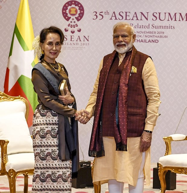 Fortalecen cooperación bilateral la India y Myanmar ảnh 1 Fortalecen cooperación bilateral la India y Myanmar ảnh 1