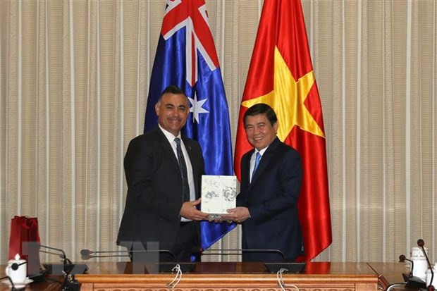 Ciudad Ho Chi Minh y estado australiano de Nueva Gales del Sur dinamizan cooperación ảnh 1