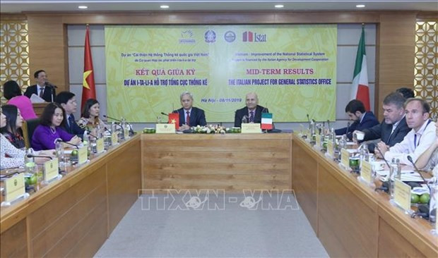 Avanza proyecto de mejoramiento del Sistema Estadístico Nacional de Vietnam ảnh 1 Avanza proyecto de mejoramiento del Sistema Estadístico Nacional de Vietnam ảnh 1